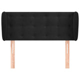 Vidaxl hoofdbord met randen 103x23x78 88 cm fluweel zwart