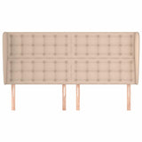 Vidaxl hoofdbord met randen 163x23x118 128cm kunstleer cappuccinokleur