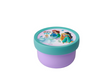 Mepal fruitbox campus - 300 ml - inclusief fruitvorkje - sluit goed af - snackdoosje - disney princess