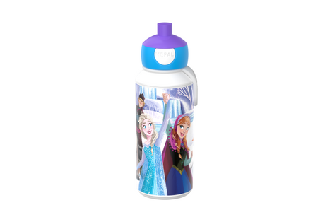 Mepal pop-up drinkfles campus - 400 ml - sluit goed af - drinkbeker voor kinderen - frozen friends