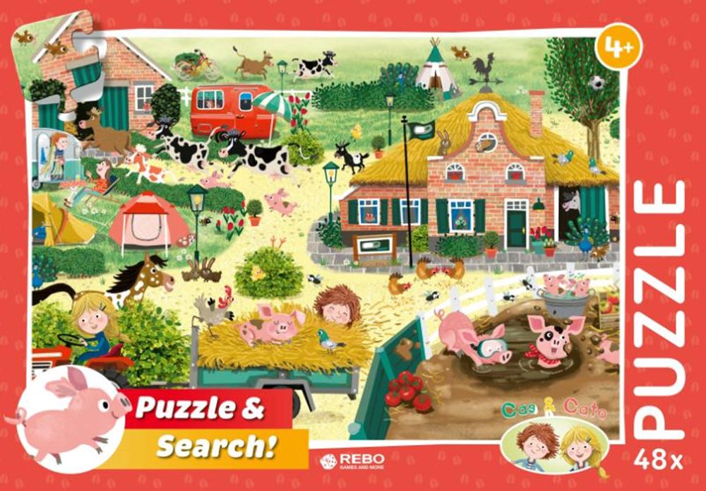 Rebo publishers rebo puzzel 48 stukjes - cas cato boer