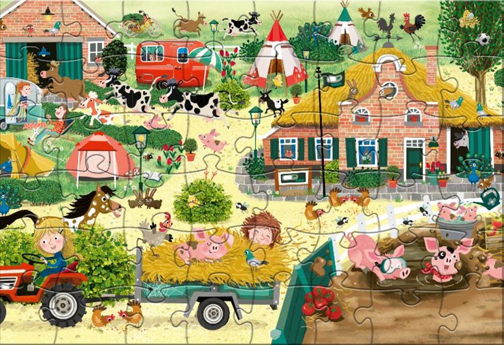 Rebo publishers rebo puzzel 48 stukjes - cas cato boer