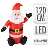 Ambiance Ambiance Kerstman opblaasbaar LED 120 cm