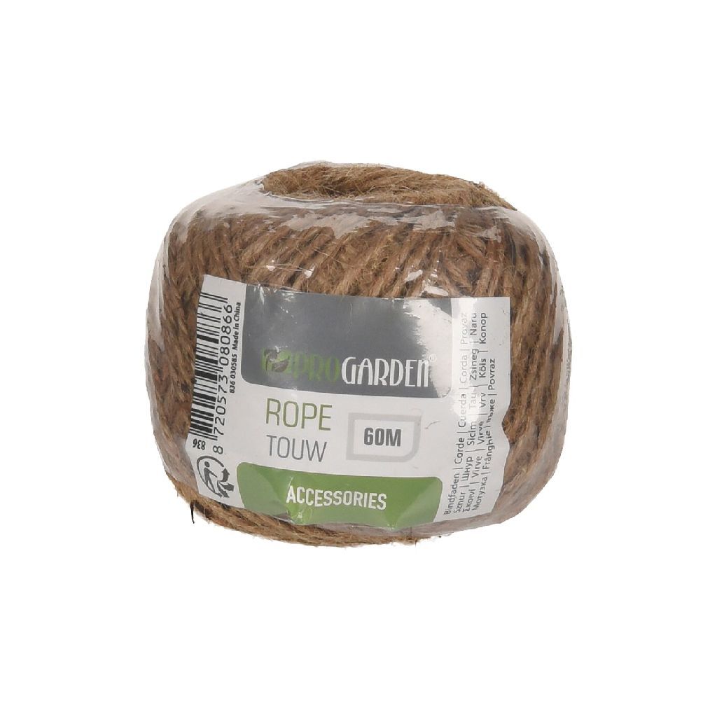 Pro garden jute touw 60 m