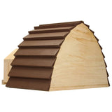 ProGarden ProGarden Egelhuisje 34,5x20x23,5 cm hout met boomschors