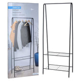 Storage solutions storage solutions kledingrek met 2 lagen 61x34x152 cm