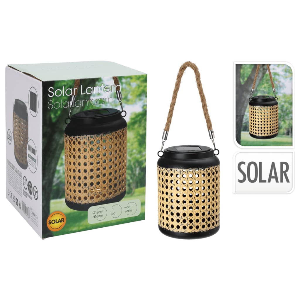 ProGarden ProGarden LED-solarlantaarn met handgreep 12x16 cm