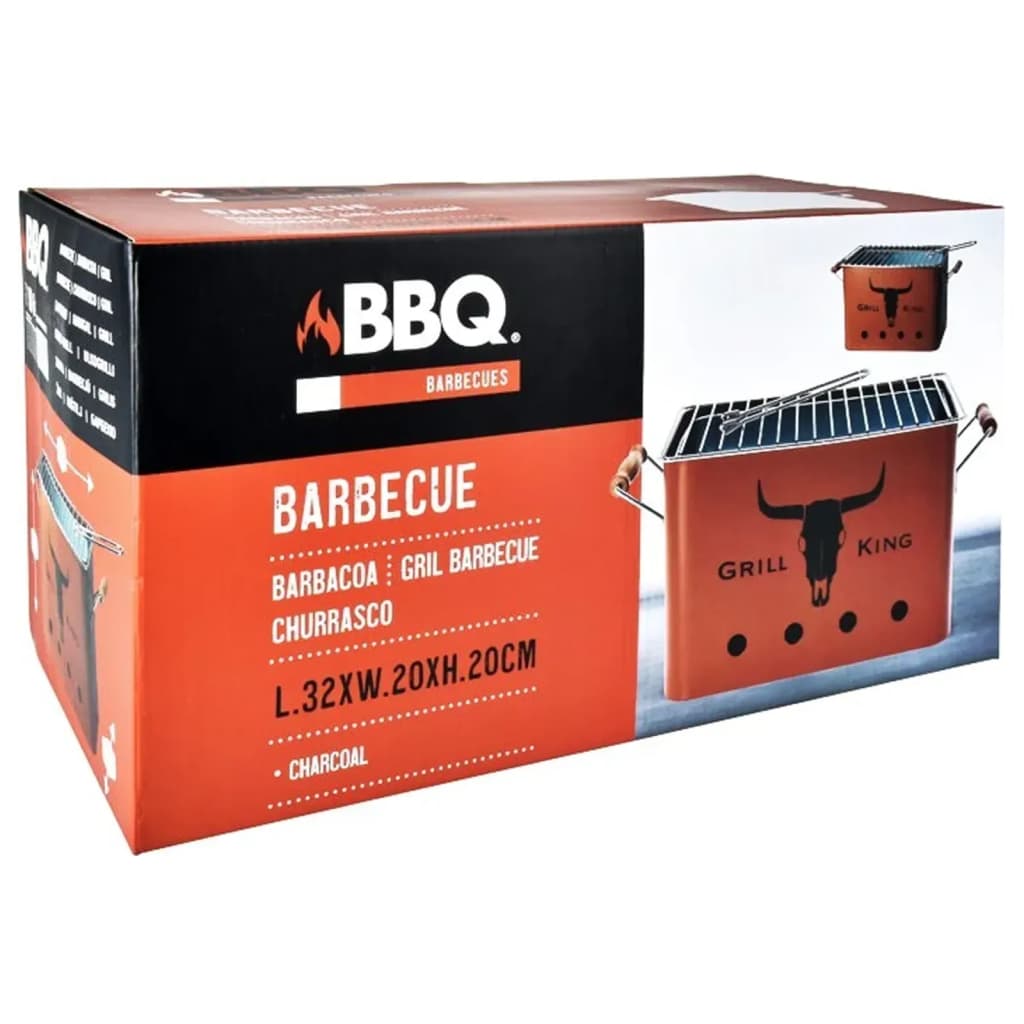 Progarden progarden barbecuegrill rechthoekig mat oranje