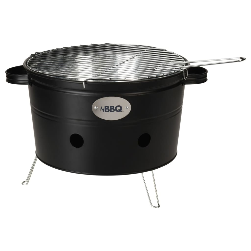 Progarden progarden barbecue emmer met 2 handvatten 34,5 cm matzwart