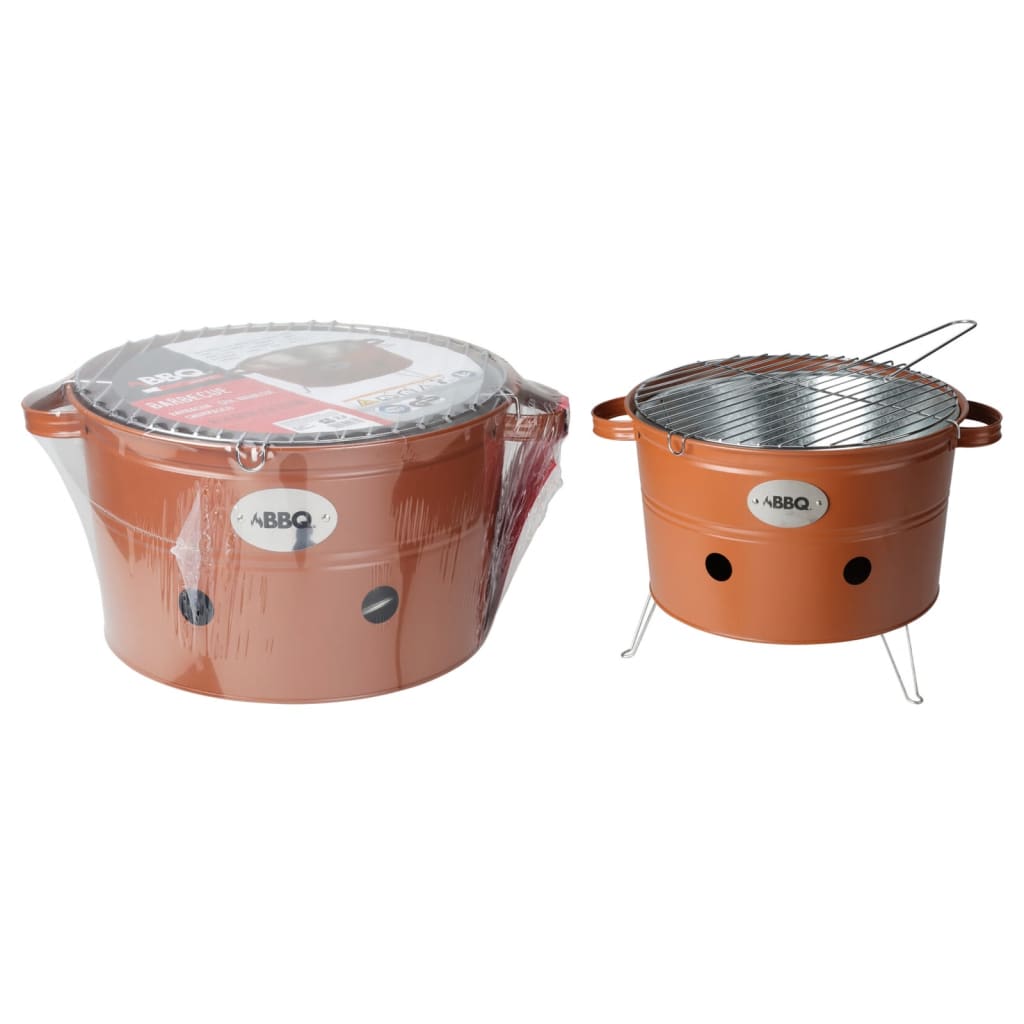 Progarden progarden barbecue emmer met 2 handvatten 34,5 cm matoranje