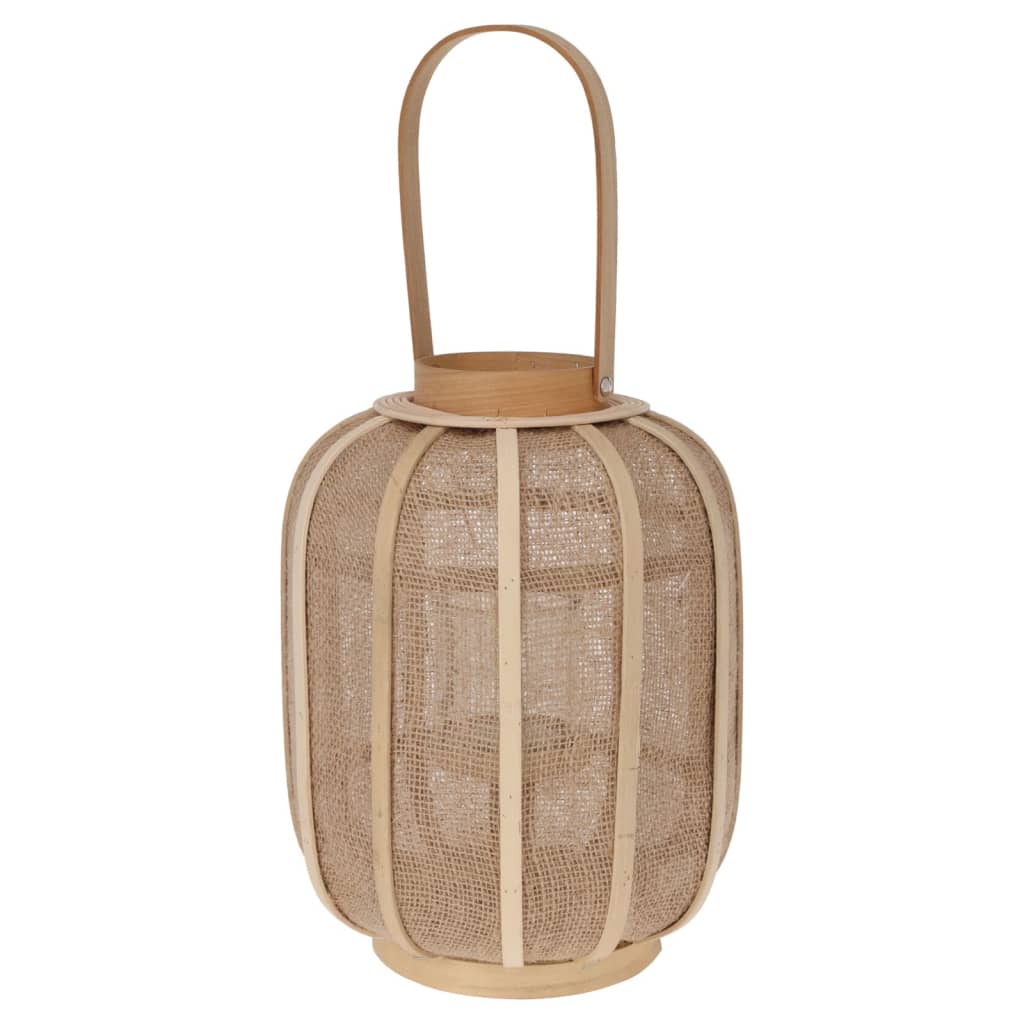 H S Collection H S Collection Hanglantaarn 24x31 cm rattan beige