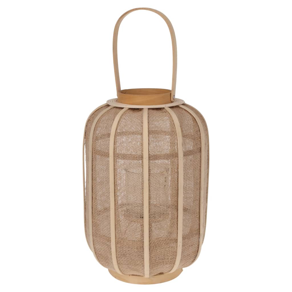 H S Collection H S Collection Hanglantaarn 28x40 cm rattan beige