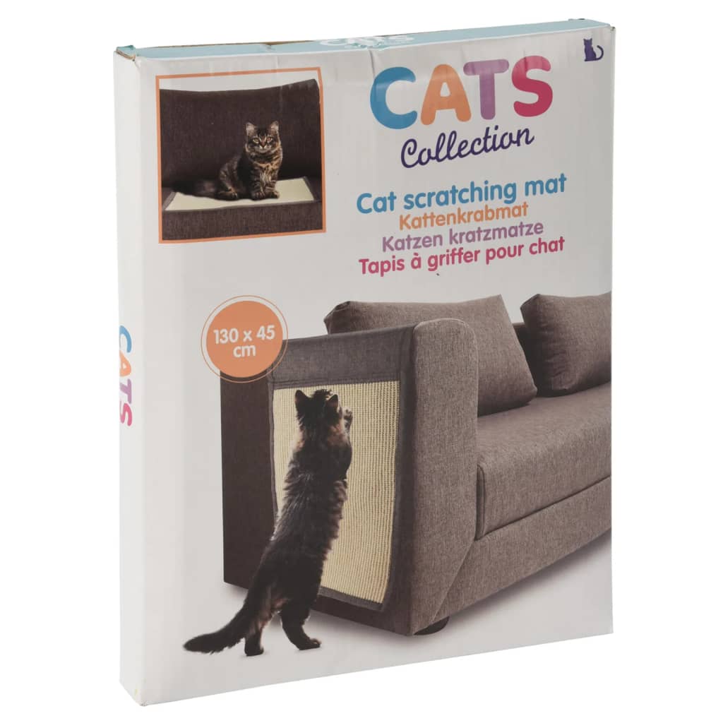 Pets Collection Pets Collection Kattenkrabmat 130x45 cm grijs