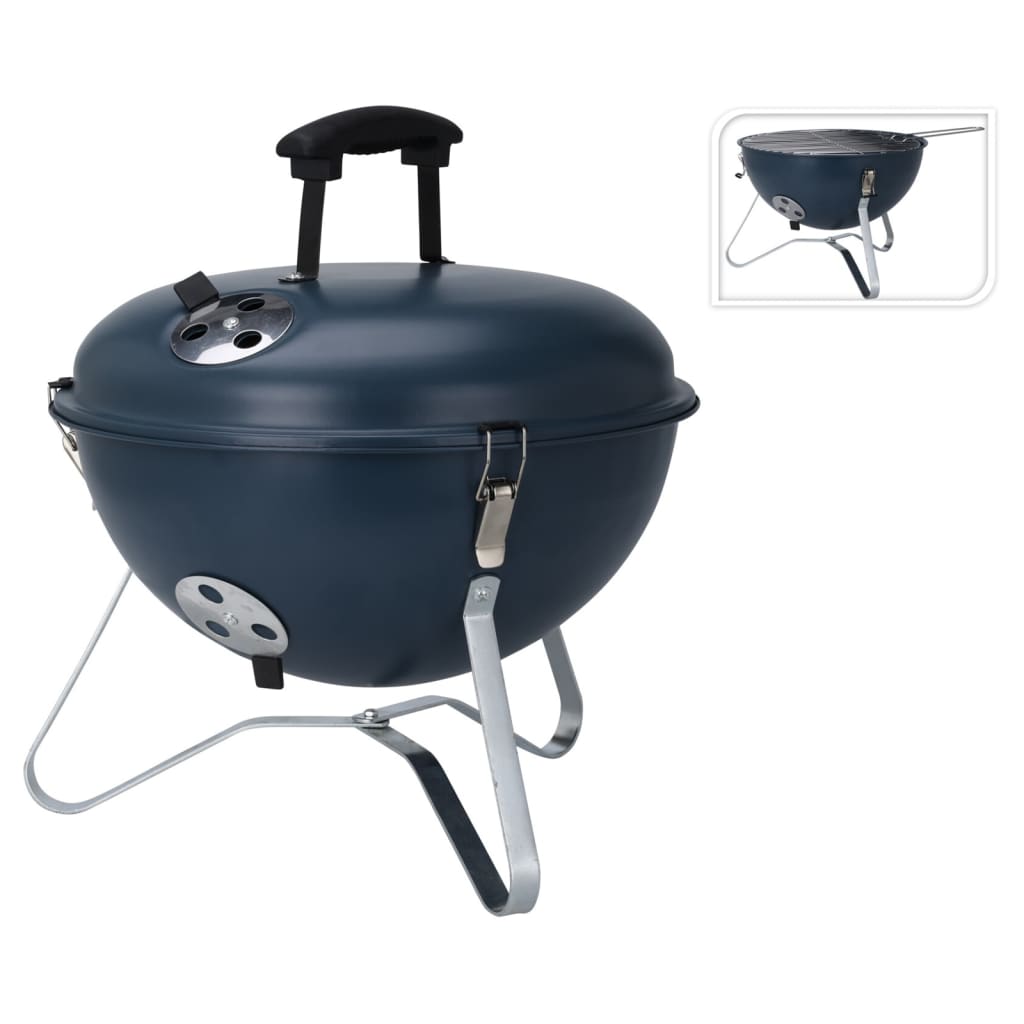 ProGarden ProGarden Barbecue bolvormig 37 cm donkerblauw