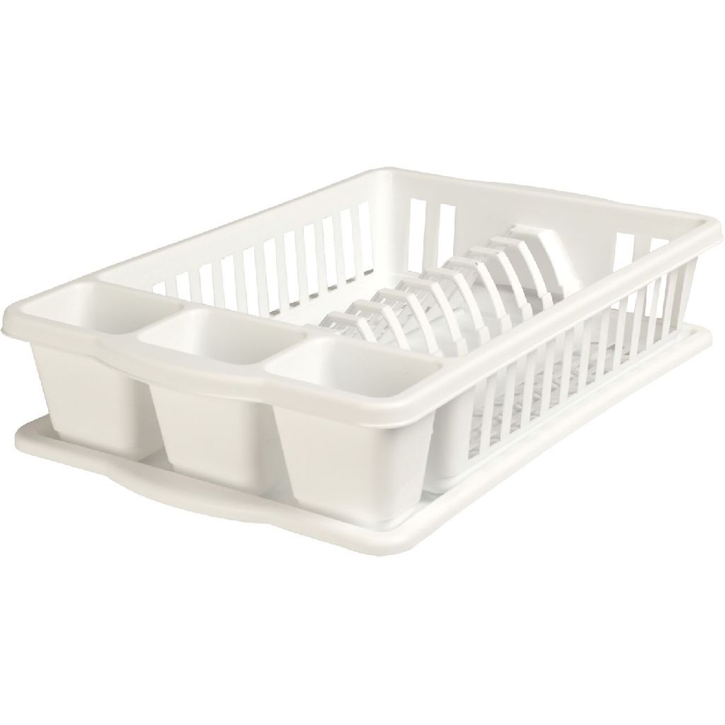 Overige merken afdruiprek 39.5x8.5x 26 cm wit