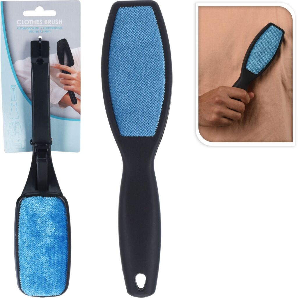 Overige merken kledingborstel zwart blauw