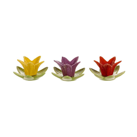 Hbx natural living kandelaar narcis 10x9x4,5cm
