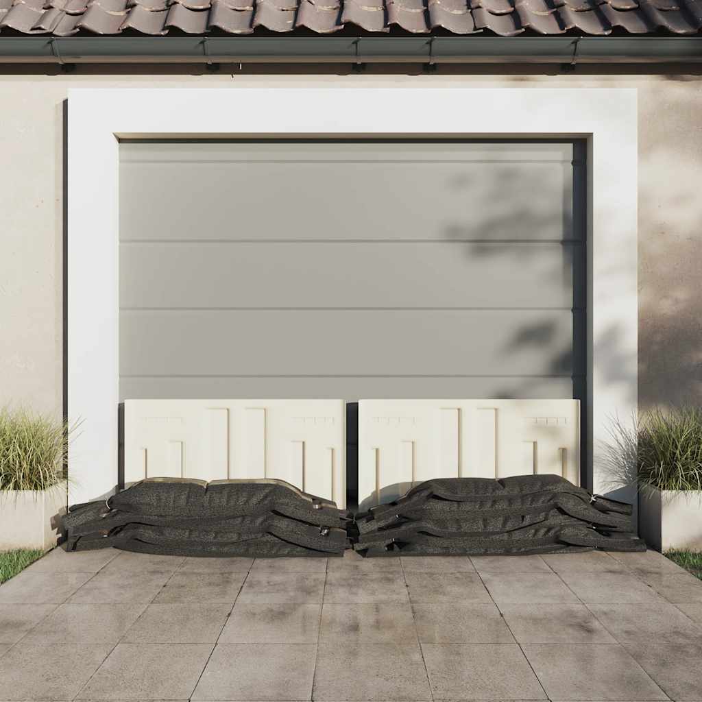 Vidaxl zandzakken 50 st 103x25 cm hdpe donkergroen