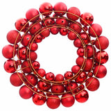 Vidaxl kerstkrans 45 cm polystyreen rood