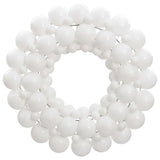 Vidaxl kerstkrans 45 cm polystyreen wit