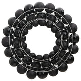 VidaXL Kerstkrans 45 cm polystyreen zwart