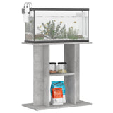 Vidaxl aquariumstandaard 60x30x60 cm bewerkt hout betongrijs