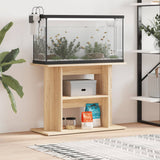 VidaXL Aquariumstandaard 80x35x60 cm bewerkt hout sonoma eikenkleurig