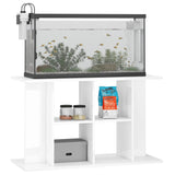 Vidaxl aquariumstandaard 100x40x60 cm bewerkt hout hoogglans wit