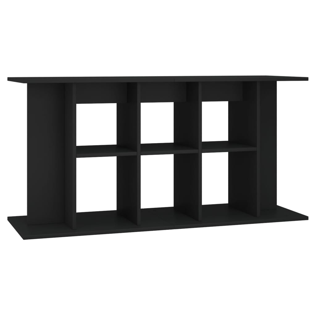 VidaXL Aquariumstandaard 120x40x60 cm bewerkt hout zwart