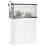 VidaXL Aquariumstandaard 81x36x73 cm bewerkt hout wit