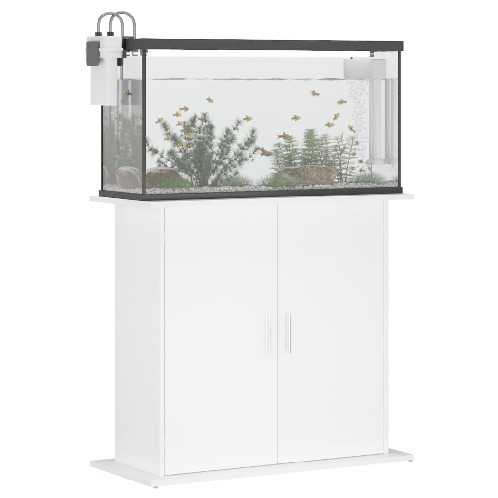 Vidaxl aquariumstandaard 81x36x73 cm bewerkt hout wit