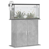 VidaXL Aquariumstandaard 81x36x73 cm bewerkt hout betongrijs