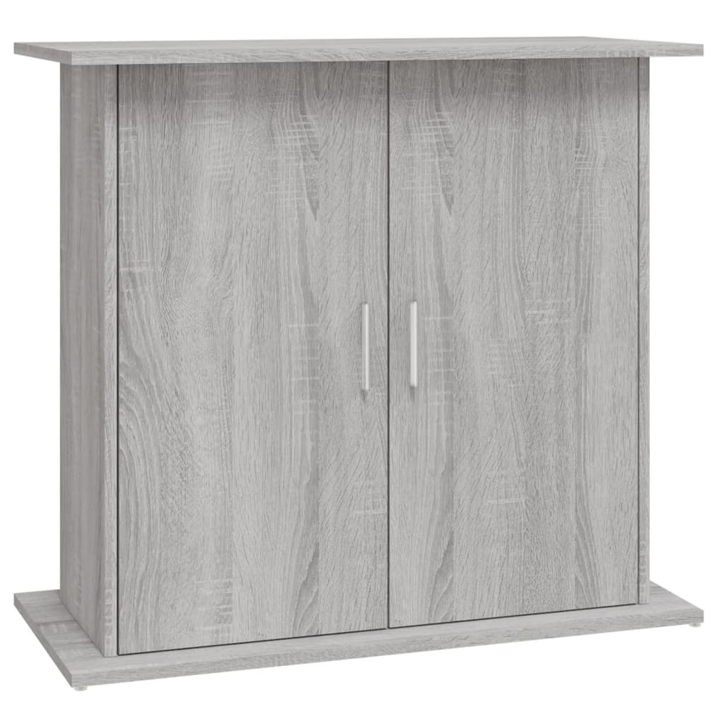 VidaXL Aquariumstandaard 81x36x73 cm bewerkt hout grijs sonoma eiken