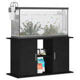 VidaXL Aquariumstandaard 101x41x58 cm bewerkt hout zwart