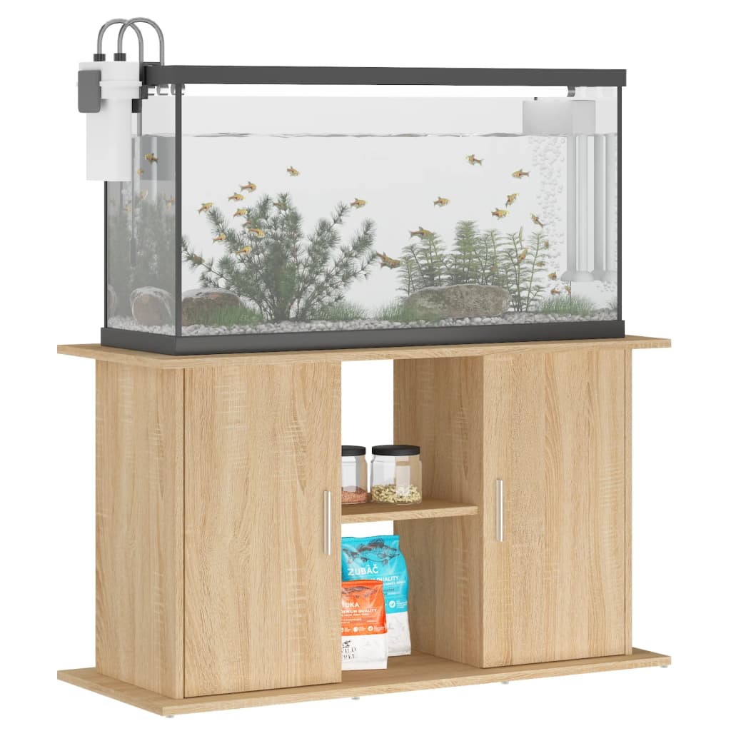 VidaXL Aquariumstandaard 101x41x58 cm bewerkt hout sonoma eikenkleurig