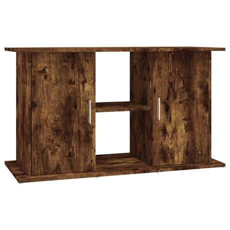 VidaXL Aquariumstandaard 101x41x58 cm bewerkt hout gerookt eikenkleur