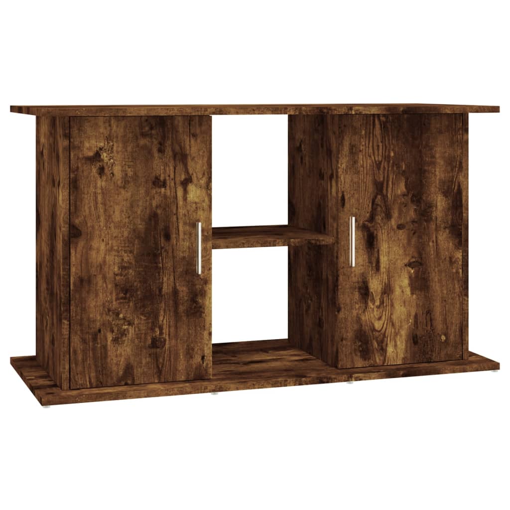 Vidaxl aquariumstandaard 101x41x58 cm bewerkt hout gerookt eikenkleur