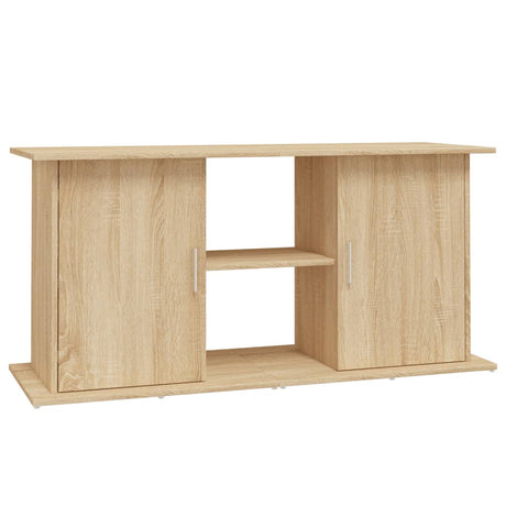 VidaXL Aquariumstandaard 121x41x58 cm bewerkt hout sonoma eikenkleurig