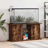 VidaXL Aquariumstandaard 121x41x58 cm bewerkt hout gerookt eikenkleur