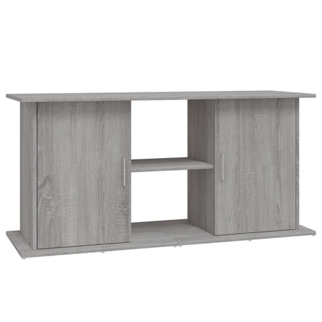 VidaXL Aquariumstandaard 121x41x58 cm bewerkt hout grijs sonoma eiken