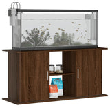 VidaXL Aquariumstandaard 121x41x58 cm bewerkt hout bruin eikenkleur