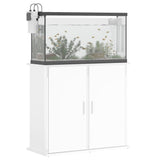 VidaXL Aquariumstandaard 81x36x73 cm bewerkt hout hoogglans wit