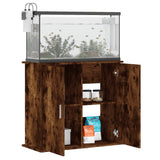 Vidaxl aquariumstandaard 81x36x73 cm bewerkt hout gerookt eikenkleurig