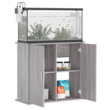 Vidaxl aquariumstandaard 81x36x73 cm bewerkt hout grijs sonoma eiken