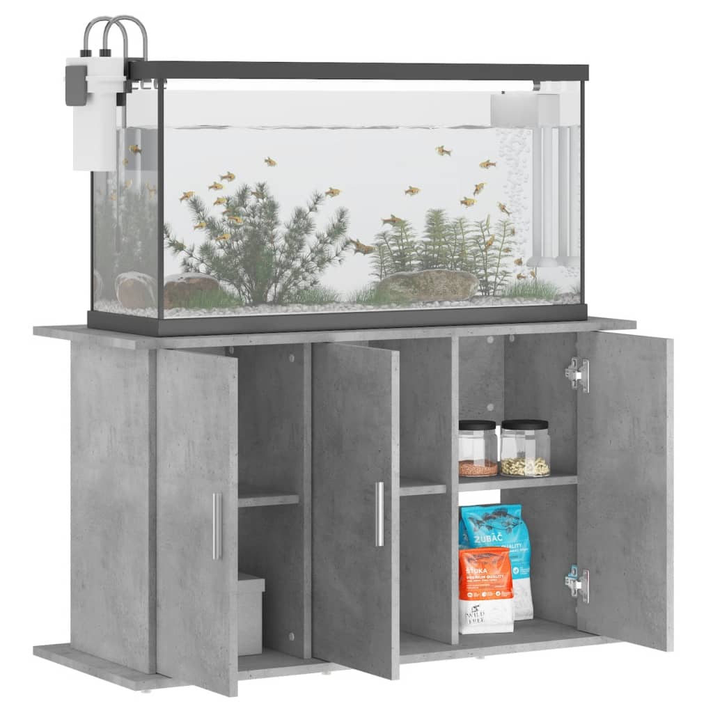 Vidaxl aquariumstandaard 101x41x58 cm bewerkt hout betongrijs