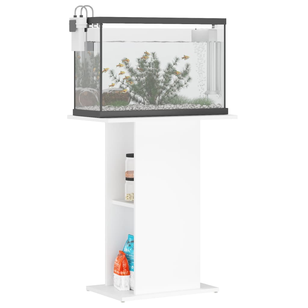 Vidaxl aquariumstandaard 60,5x36x72,5 cm bewerkt hout wit