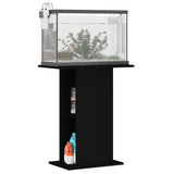 VidaXL Aquariumstandaard 60,5x36x72,5 cm bewerkt hout zwart