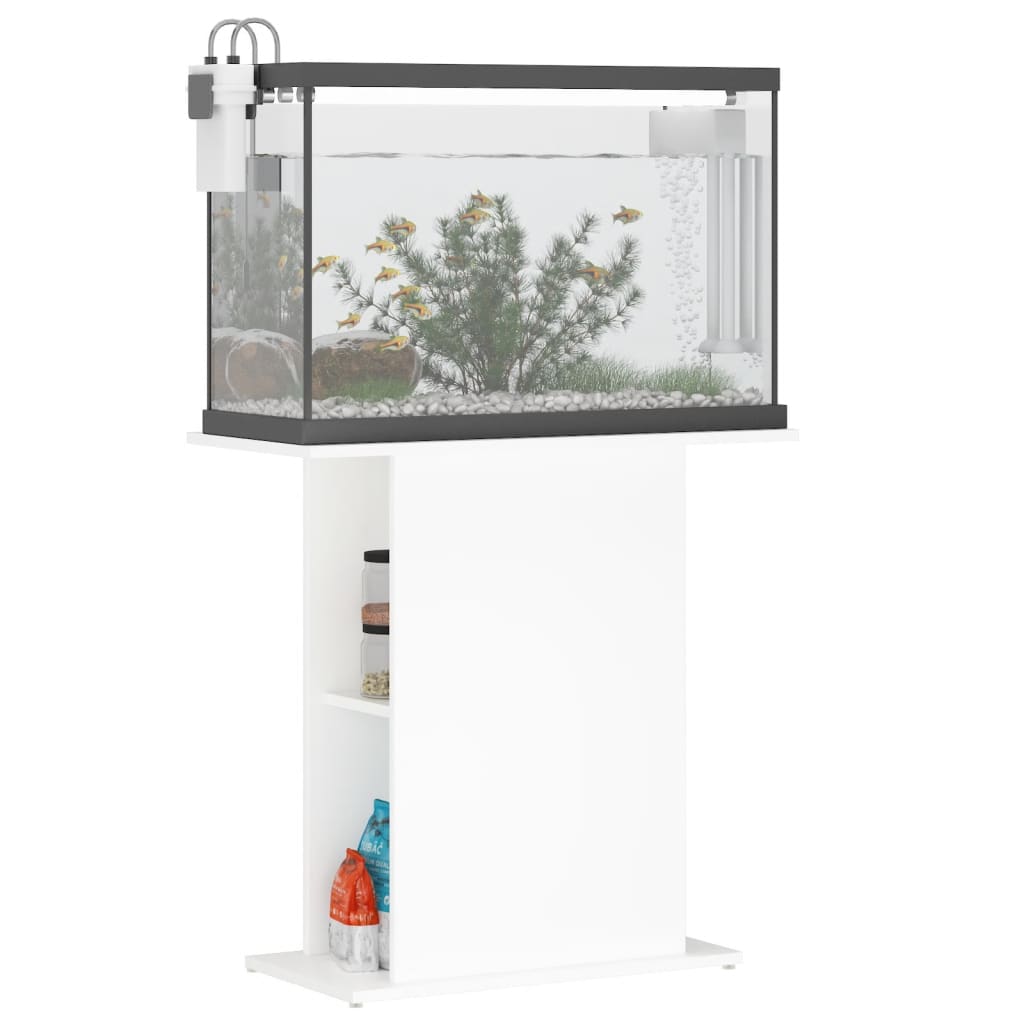 VidaXL Aquariumstandaard 75x36x72,5 cm bewerkt hout wit