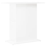 VidaXL Aquariumstandaard 75x36x72,5 cm bewerkt hout hoogglans wit