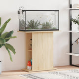 VidaXL Aquariumstandaard 75x36x72,5 cm bewerkt hout sonoma eiken